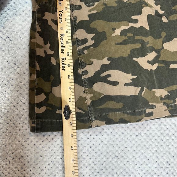Forever 21 Jacket Womens Small Green Camo Military Outdoor Jacket Hiking Coat - Picture 15 of 15